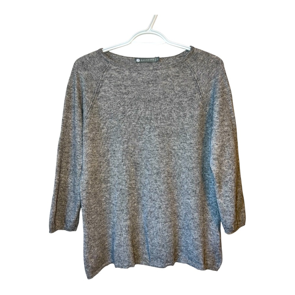 IN CASHMERE | Cashmere Wide Neck Sweater Size Large